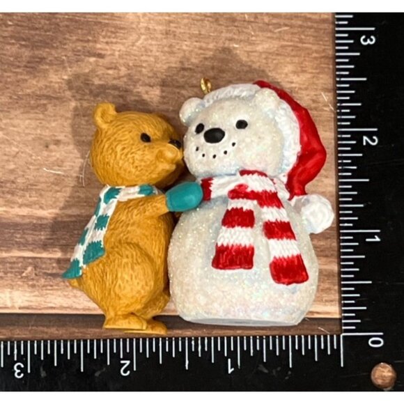 2005 HALLMARK KEEPSAKE ORNAMENT QXG4432 SNOW BEAR BUDDIES BY ANITA ROGERS - Picture 8 of 11